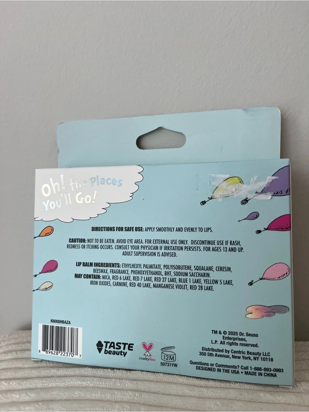 Dr Seuss Flavored Lip Balm Set - Multi-Color